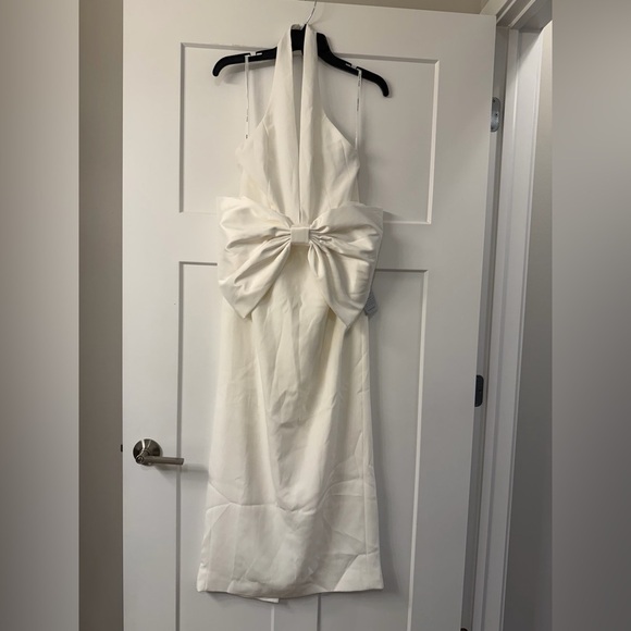 New With Tags Annique Bow Plunge Cocktail Dress - Picture 12 of 16